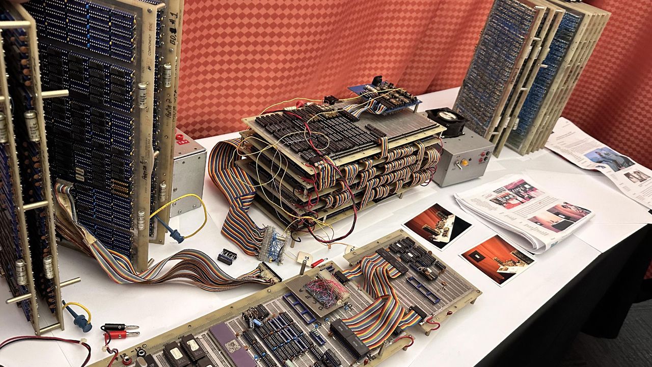  Original Amiga prototype spotted at VCF West 2025 vintage computing show — rarely seen forerunner to Amiga 1000 from early 1984 